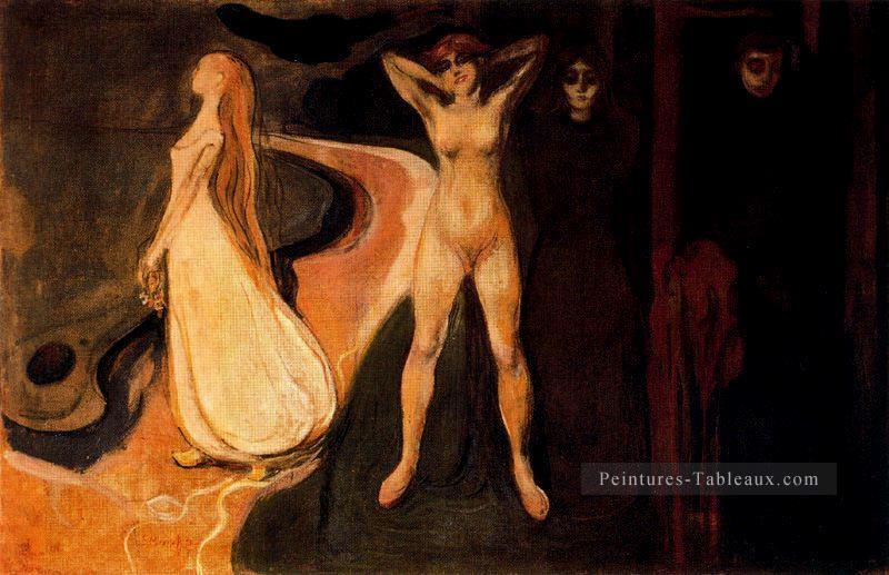 les trois étapes du sphinx féminin 1894 Edvard Munch Expressionism Peintures à l'huile